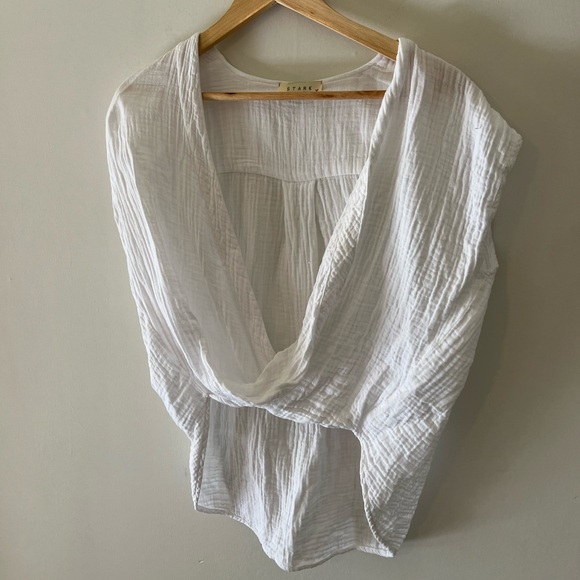 Stark X Tops - gauzy flowy top 100 cotton STARK X
